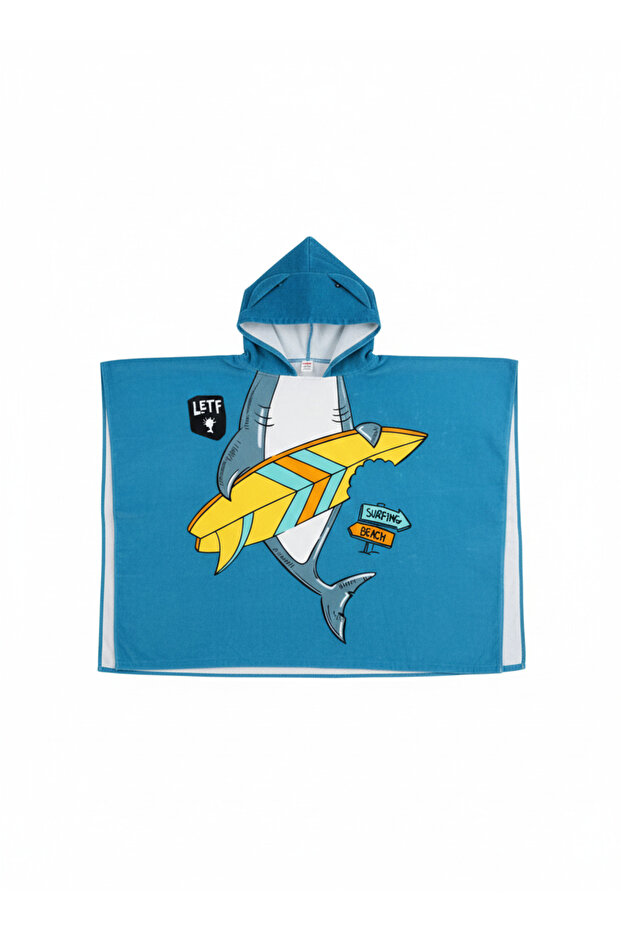 - Printed Baby Bath Towel with Hood,