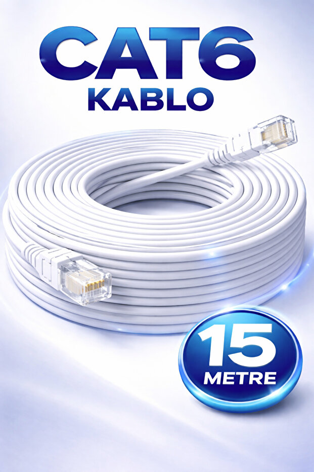 كابل إيثرنت Cat6 بطول 15 متر. - 2