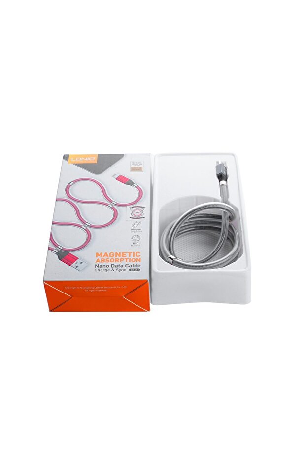 كابل بيانات USB-Type-C بطول 1 متر طراز LS491 - 4