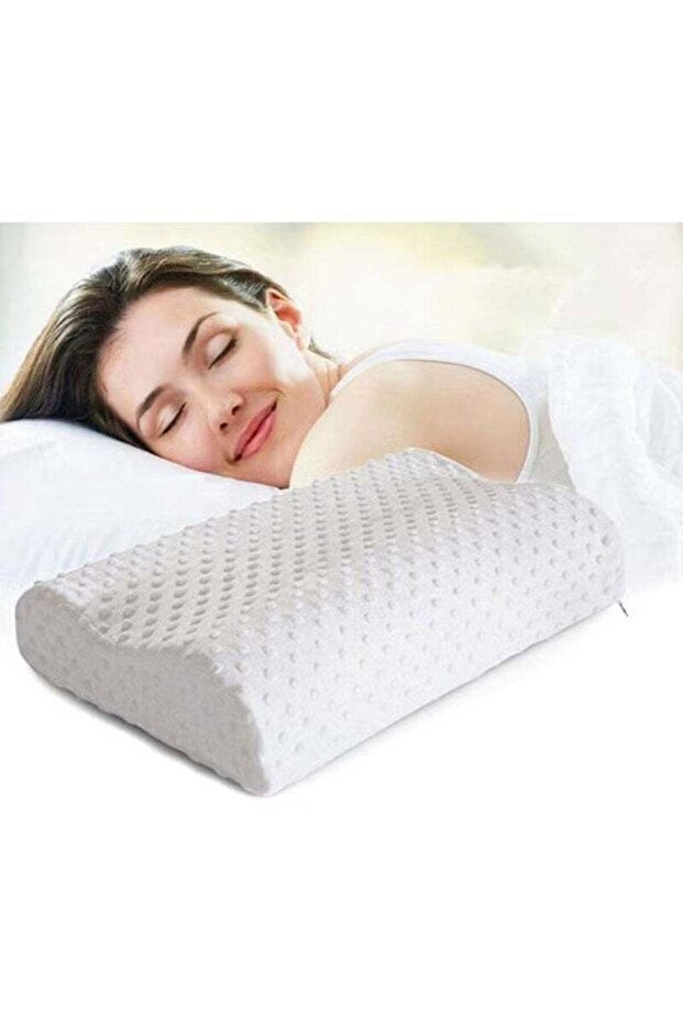 Memory Foam Medical Pillow Microfiber White