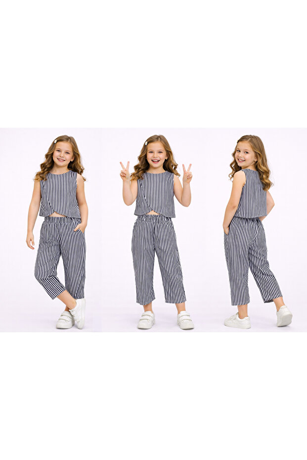 Girl's Pantalon Blouse Set
