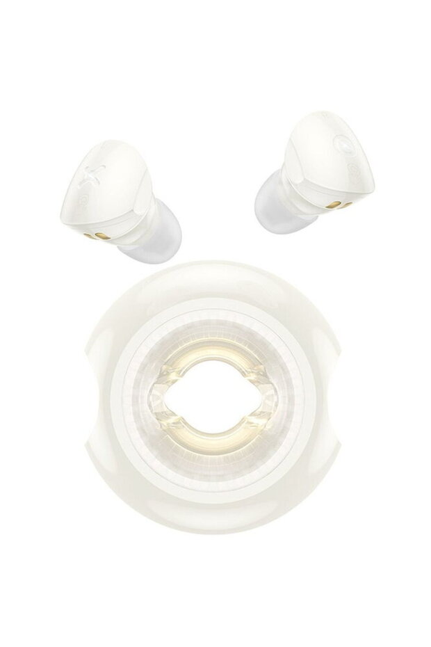 Handsfree Bluetooth HOCO EW71 Mini Donut, TWS, Alb - 2