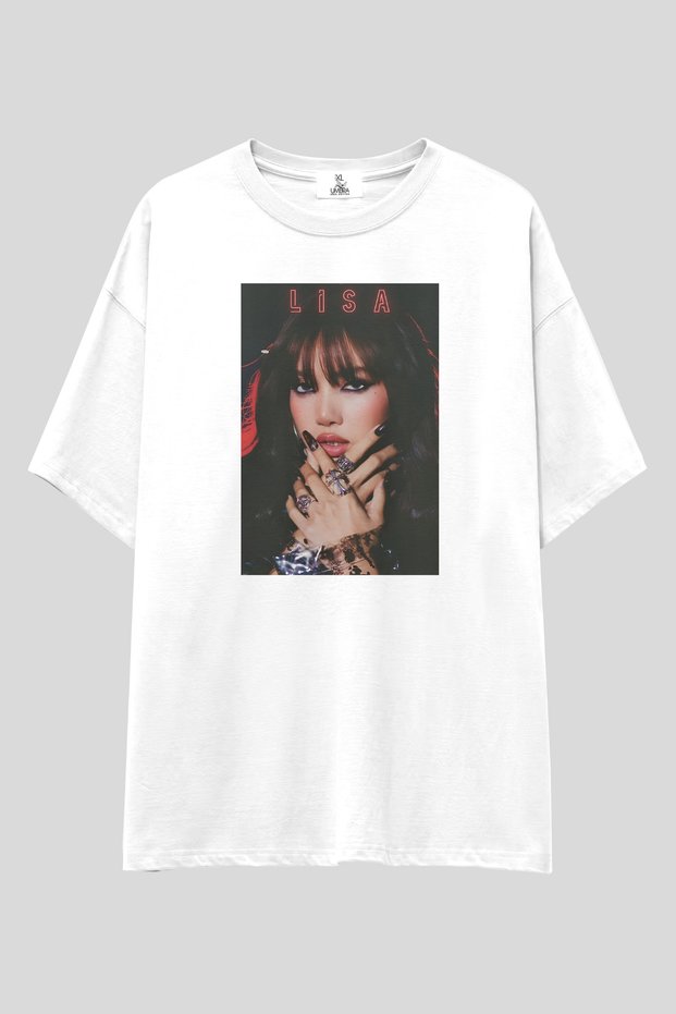 Blackpink Lisa "Red Era" T-Shirt | Unisex 100% Cotton Custom Design Tee