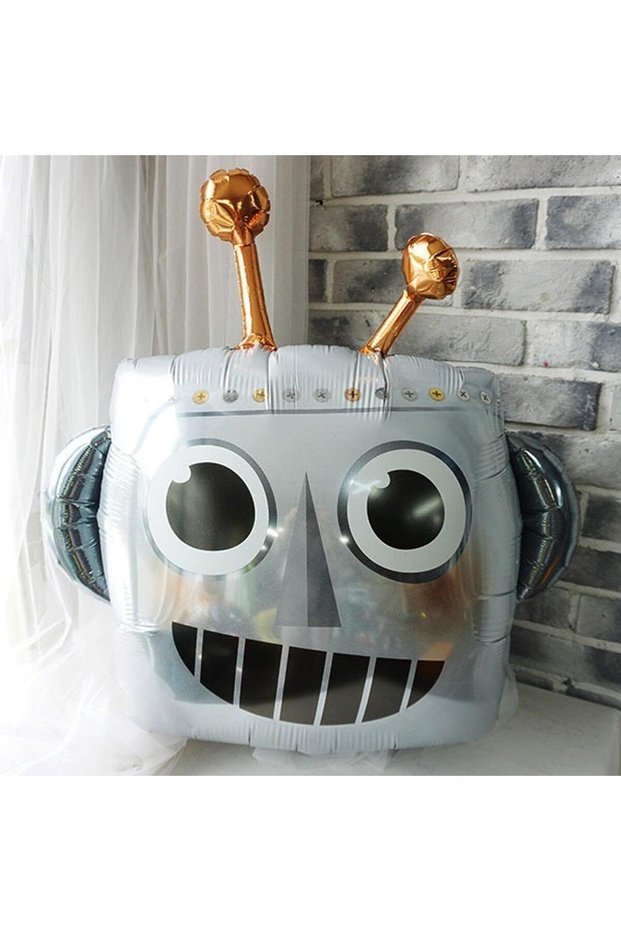 Robot Head Foil Balloon 7395