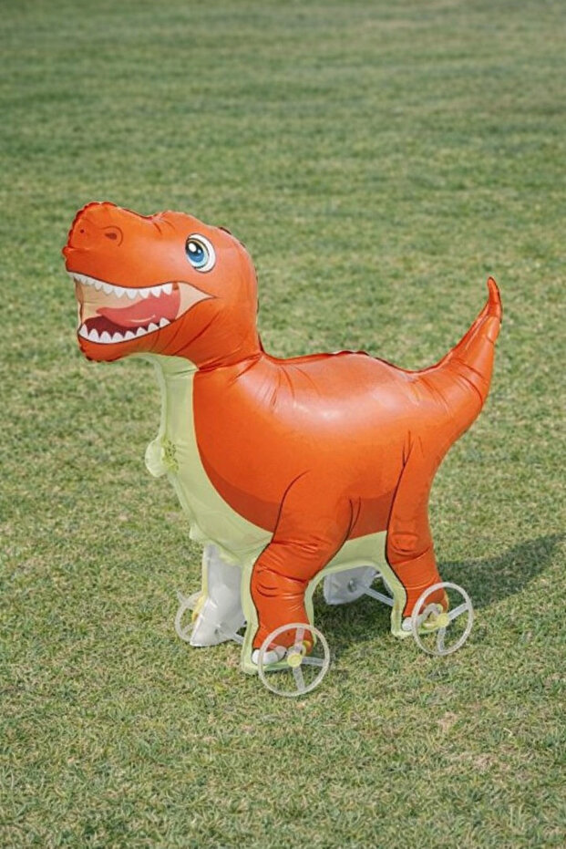 Wheeled Dinosaur Foil Balloon