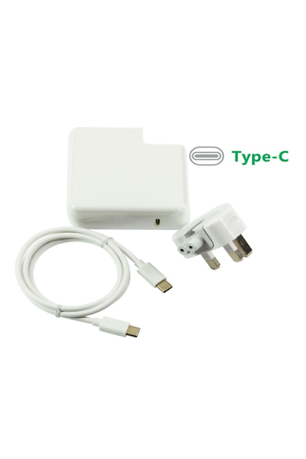 61W USB C Power Adapter for MacBook Pro/Air 13/14 Inch, Power Adapter with Type C Power Cord Supply
