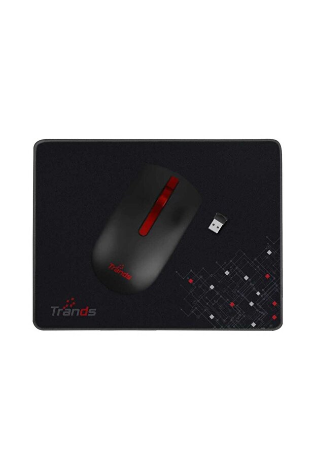 Wireless Optical Mouse with Nano Receiver and Mouse Pad Combo