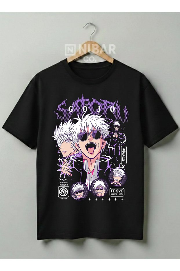 Jujutsu Kaisen Printed Anime Design Unisex Premium Printed 100% Cotton T-Shirt