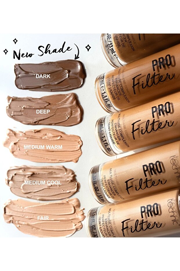 Pro Filter Multi-Use Illuminating Foundation – Glow Effect, Medium Coverage, Deep Shade - 1