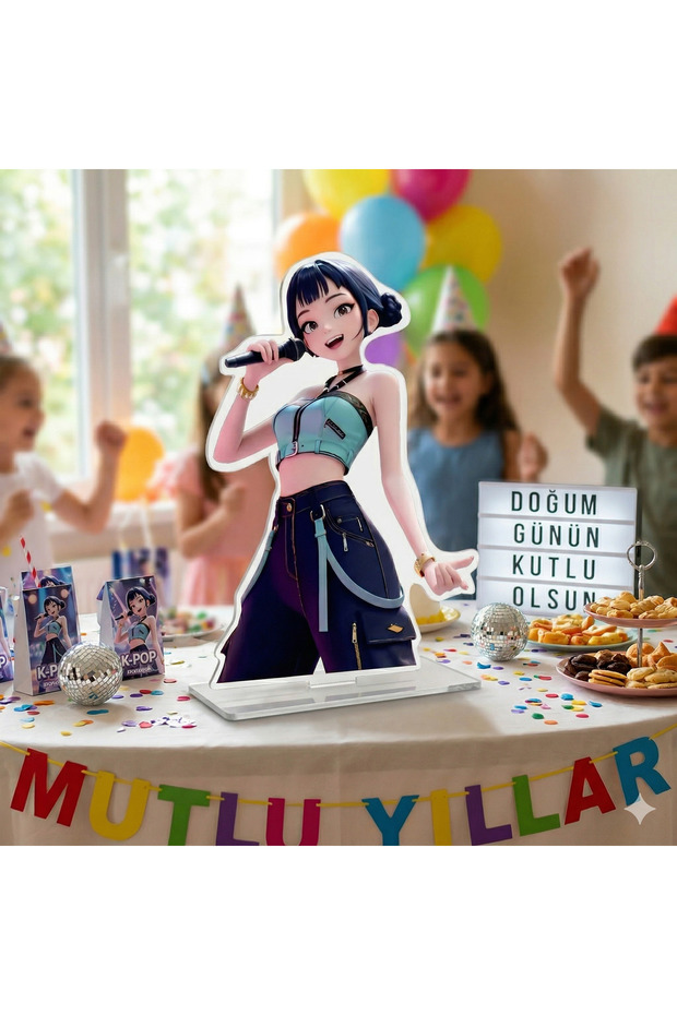 لوحة صور لسطح المكتب بتصميم K-POP Zoey Demon Hunter Huntrix مقاس 47 × 35 سم