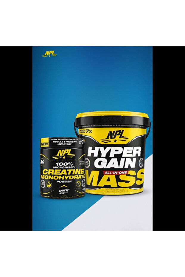 Hyper Gain Mass + Creatine Monohydrate - 1