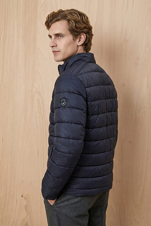 Oslo Navy Blue Inflatable Jacket - 2