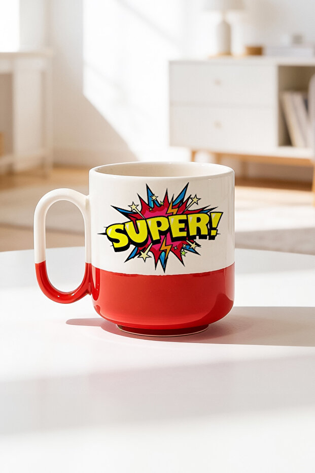 Super Design Ceramic Printed Pro Mug 330ml