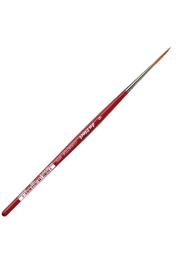 Cosmotop Spin Brown Synthetic Long Line Brush Series 1280 No:6