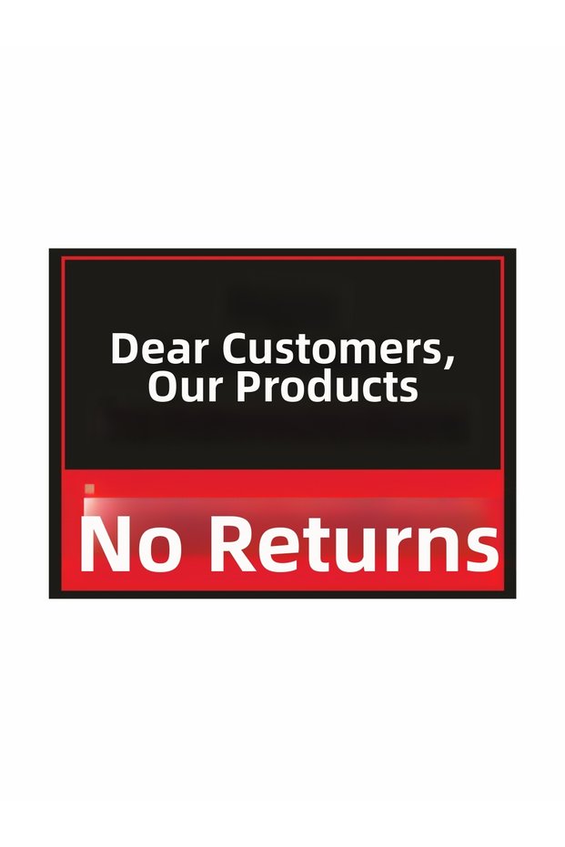 Store Workplace No Shop Warning Sign