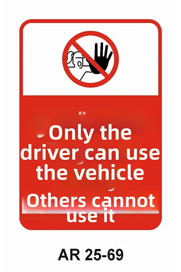 Work Safety Warning Sign 1 Piece Pvc 21 X 29cm