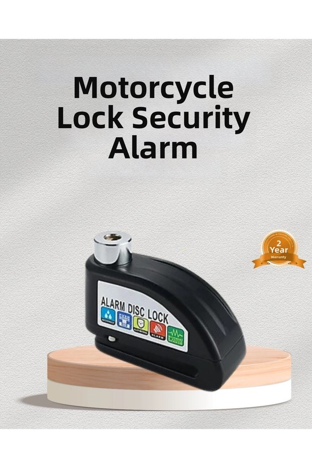 Economical Alarm Disc Lock Motorcycle Scooter Bike Security