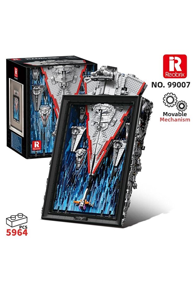 99007 Star Revenge Art Drawings Creative Building Block Set Building Blocks - 5345 Pieces