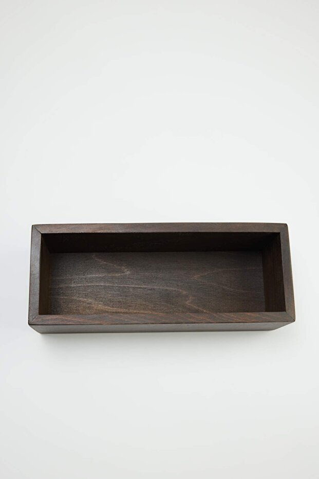 Yazı Baskılı Ahşap Organizer Kutu 12cmx10cmx32cm TPHSS26MRG00002 - 3