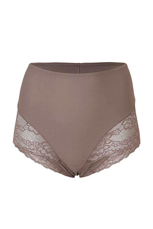 Vizon Micro Dantelli Toparlayıcı Boxer Örme Külot THMAW25KU00022 - 4