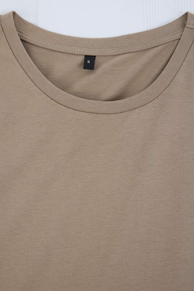 Bej Regular Ekose/Kareli Pamuklu Örme Pijama Takımı TMNSS26PT00047 - 7