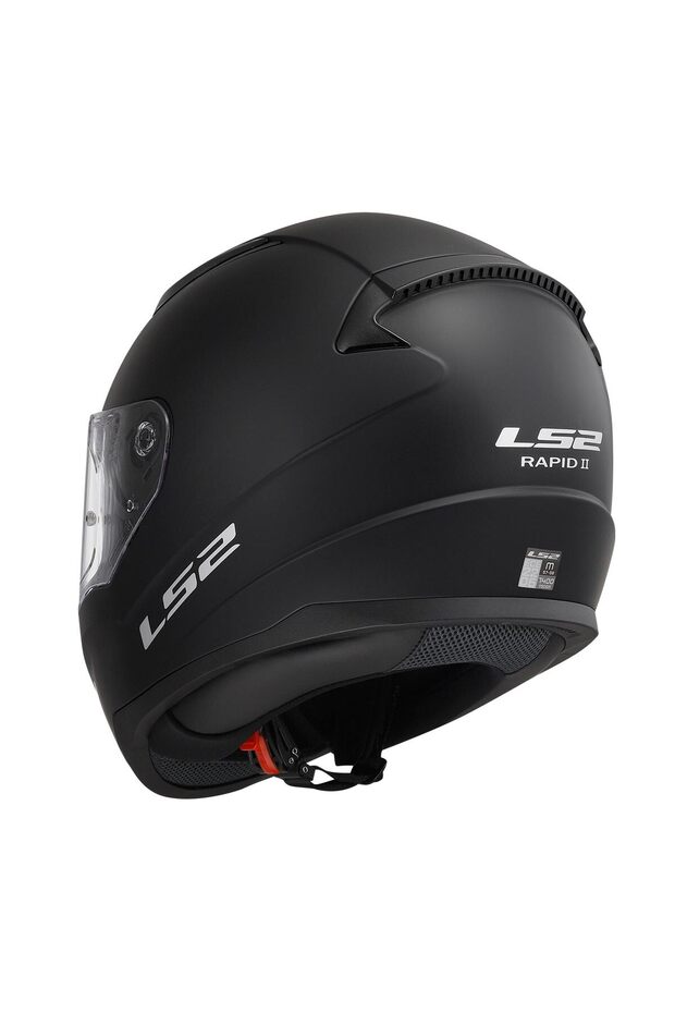 RAPID 2 MAT SİYAH KASK - 5