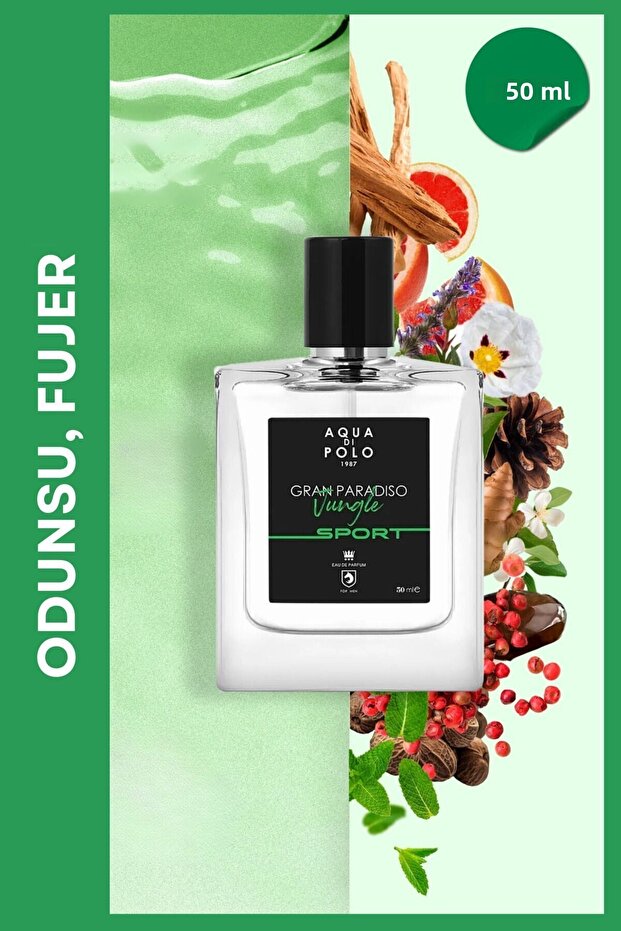Aqua Di Polo Gran Paradiso Jungle Sport 50 ml Men's Edp Apcn000509 - 2