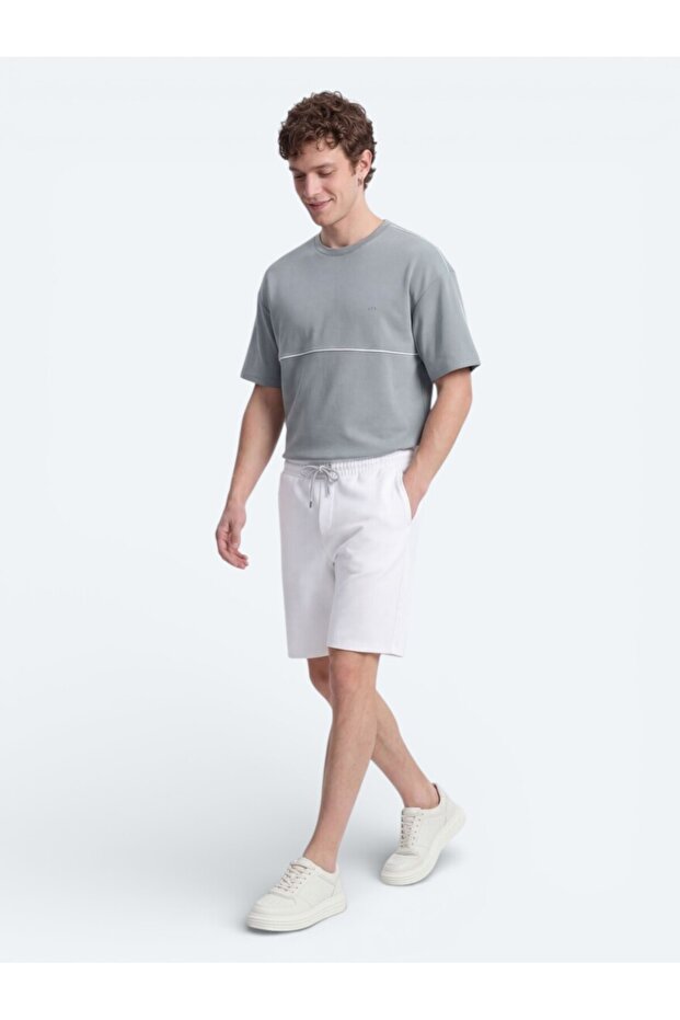 Gray Plain T-Shirt - 3