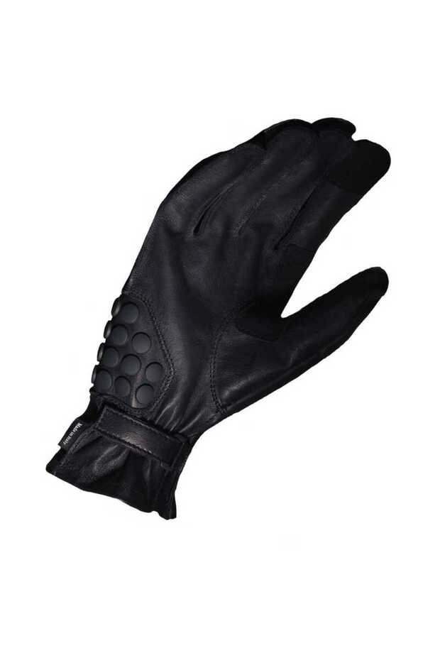 RACE ONE DERİ ELDİVEN SİYAH - 3