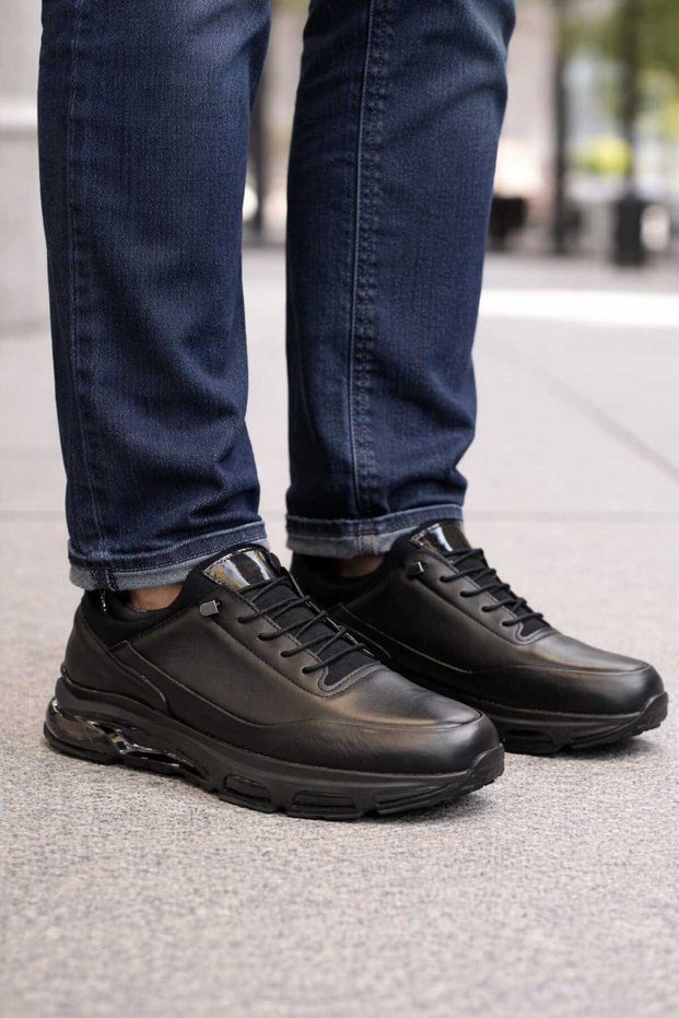 Balloon Sole Orthopedic Genuine Leather Casual Foam Balloon Imported Men's B1506 Shoes