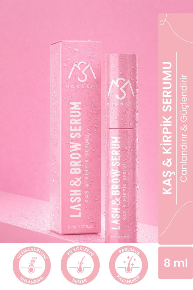Eyebrow and Eyelash Serum – Strengthening, Lengthening and Nourishing Vegan Care Serum (8 ml)