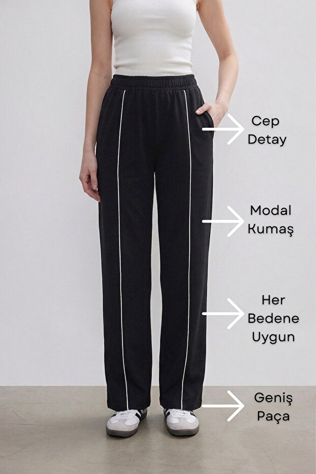 M-6Xl Casual Osho Modal Fabric Pants – with Pockets, Elastic Waist, Comfortable Fit