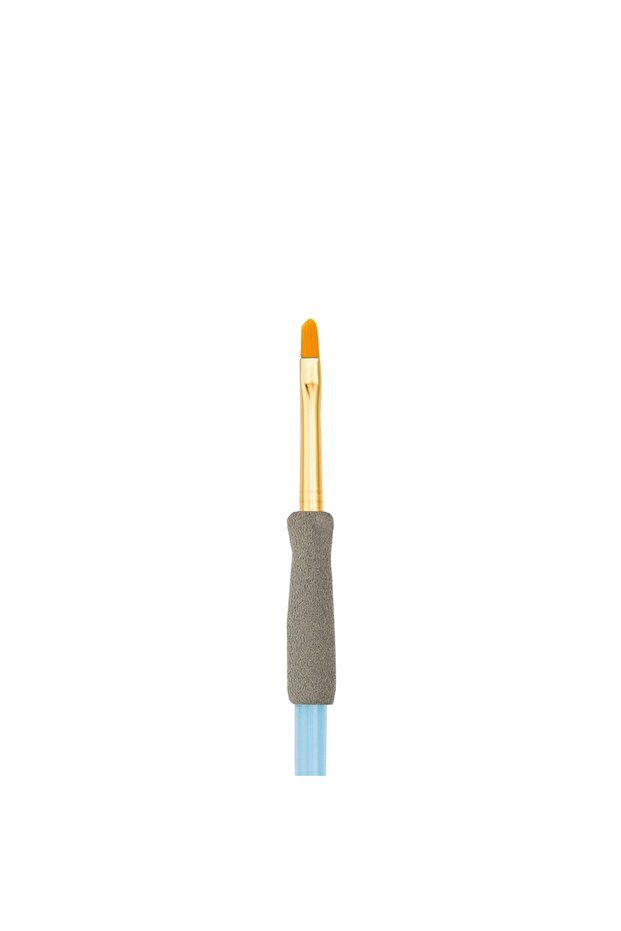 512 Series Synthetic Bristle Acrylic Handle Cat's Tongue Brush No: 5 X 12 Pieces