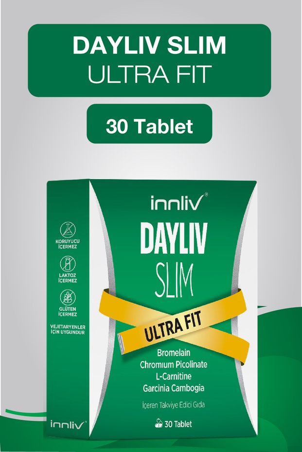 Slim 30 Tablets Bromelain-Chrome Picolinate- L-Carnitine- Garcinia Cambogia