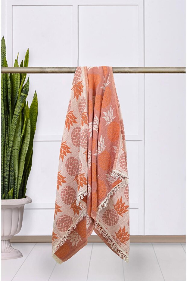 Muslin Peshtemal Towel 100% Cotton Beach Towel Soft Texture Bath Towel 90X170 cm