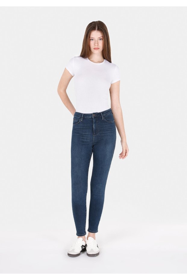 Skinny Fit Women's Indigo Jean Trousers