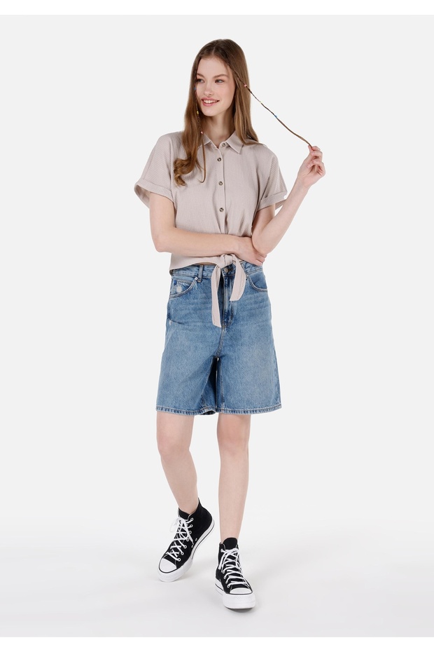 Denım Kadın Şort - 3