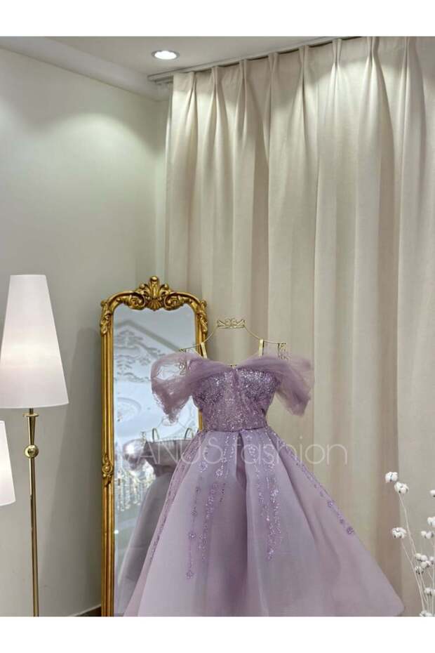 فستان سهرة ميدي 3948