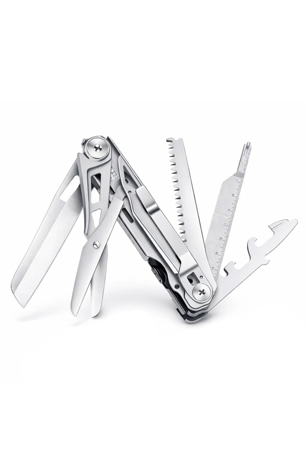 Stainless Steel Multi Tool Pliers – Heavy Duty Multitool with Knife, Saw, Screwdrivers & Wire Cutt