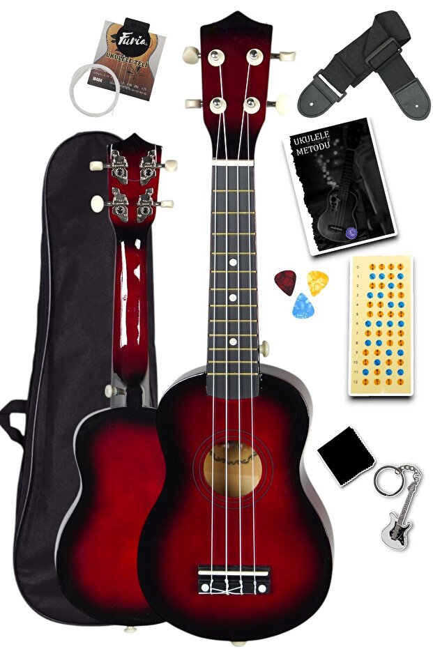 Fu-21rds Soprano Boy Ukulele - 1