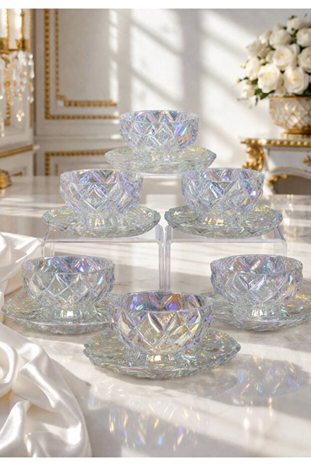 Duru Series Multi-Purpose Presentation Bowl - Rice Pudding, Fruit Salad and Bowl - for 6 People - Dowry Box