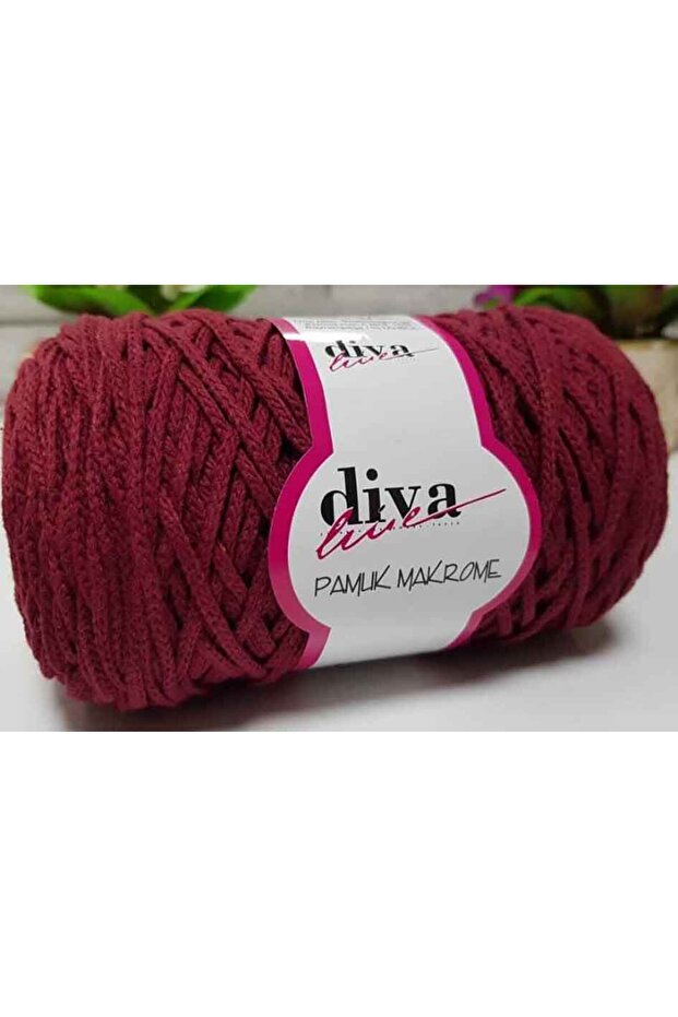 Angel Bag Accessory Diva Cotton Macrame Claret Red (Thick)