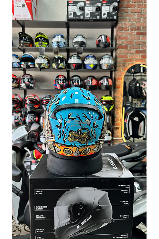 RAPID 2 NEO MAVİ-MOR KASK - 4