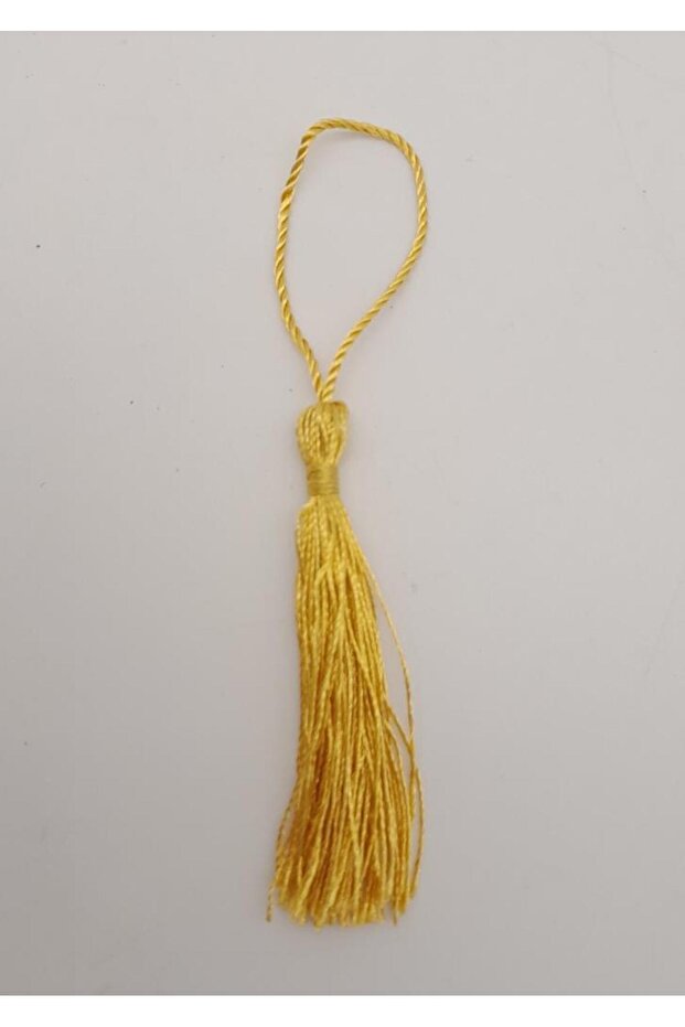 Mustard Color Flush Tassel 1 Piece