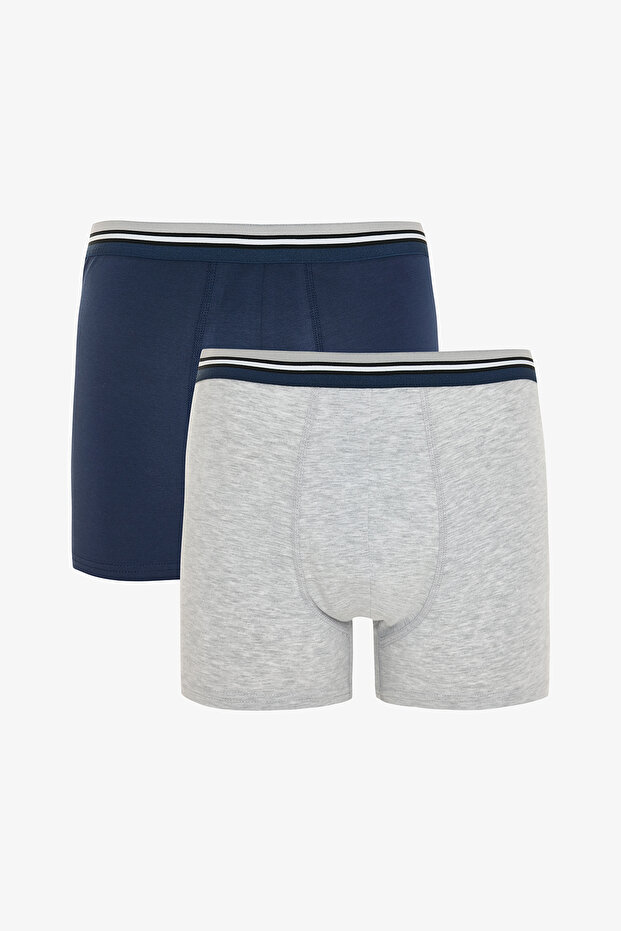 Men's Cotton Basic Same Tape 2-Pack Boxer - 1