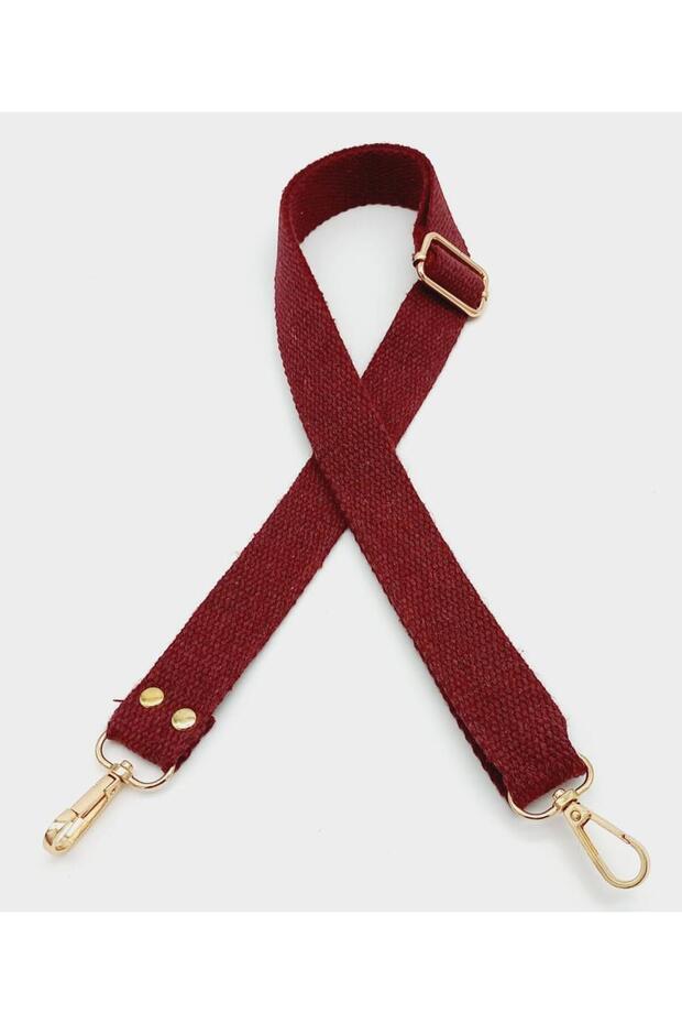 Cotton Column 120X3 cm Claret Red Light Gold Metallic