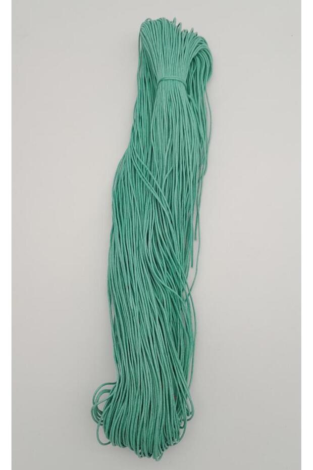 Mint Green Color Waxed Cotton Thread