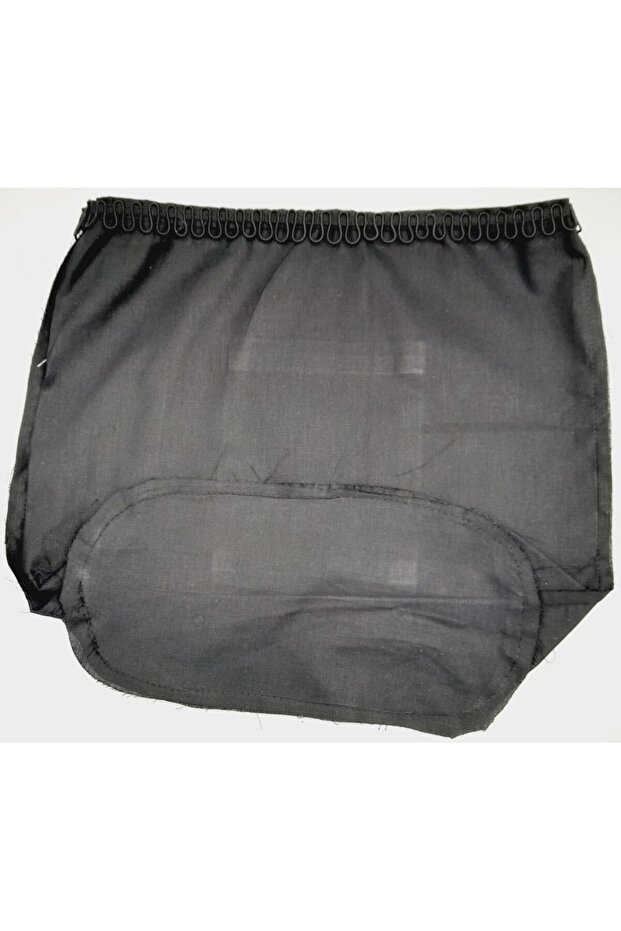 بطانة سوداء بيضاوية الشكل مقاس 25 × 12 سم بدون سحاب
