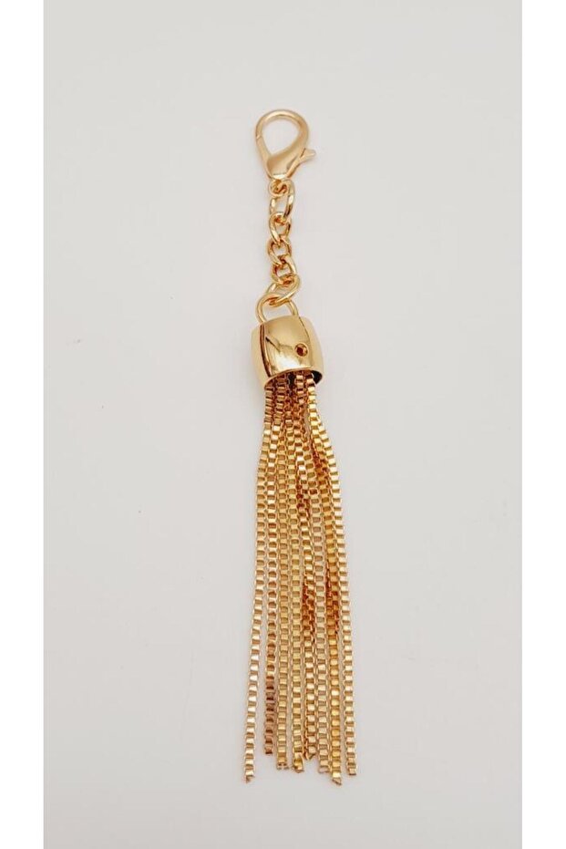 Light Gold Color Chain End Hook Tassel Ornament