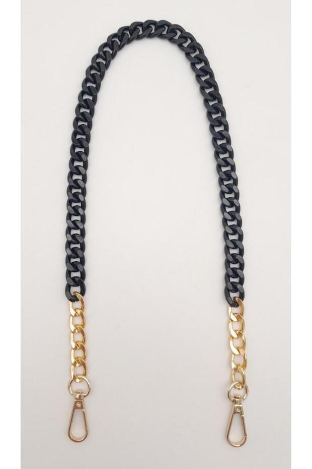 Colorful Metal 60 cm Hook Chain Black